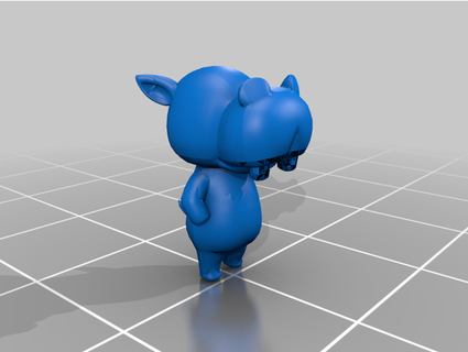 animal crossing hippo quinlanscreations 3d print model - Mito3D