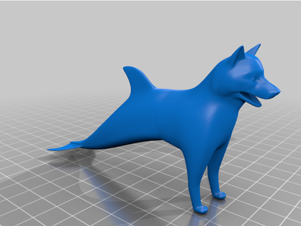 cane notte 3d print model - Mito3D