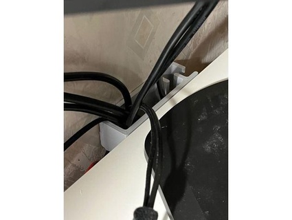 cable organizer desk wire linklink 3d print model - Mito3D
