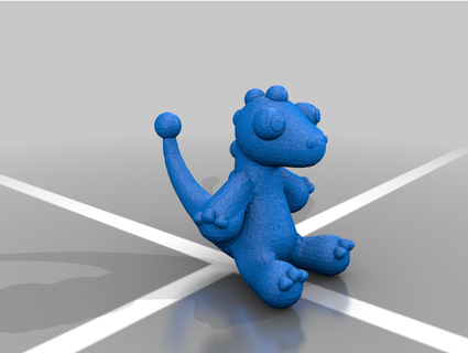 spore dinosaure Helofunky Kitte 3d print model - Mito3D