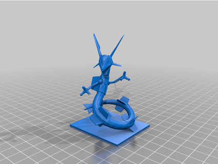 rayquaza fijo lejimmyl 3d print model - Mito3D