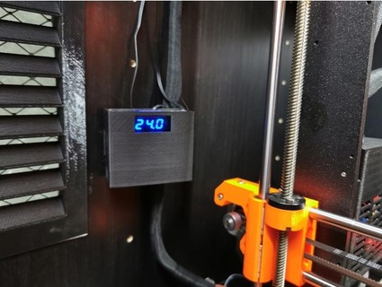 thermostat impression enceinte air extraction contrôle sanka37 3d print model - Mito3D