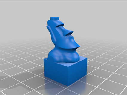 Lego kompatibel Moai Linku 3d print model - Mito3D