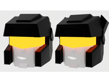transformers idw jackpot head alternate version rainzed 3d print model - Mito3D