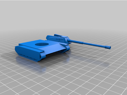 super pesado tanque destruidor sonn0853 3d print model - Mito3D