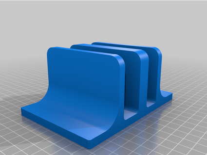 double laptop stand - variation emilonka 3d print model - Mito3D