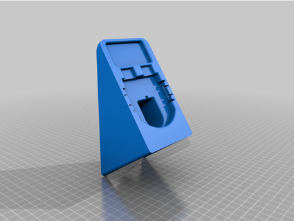 ryobi one+ battery holder wall mount solid idechix 3d print model - Mito3D
