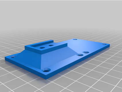 load cell strain gauge platform 75mm long hx711 type device makethemthings 3d print model - Mito3D
