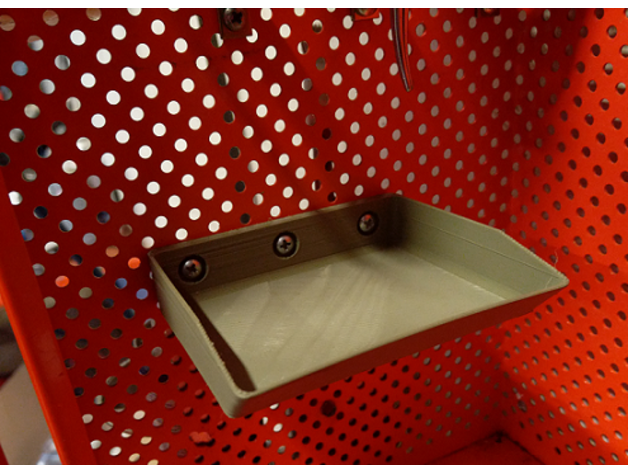 tray biltema pegboard fedde 3D print model - Mito3D