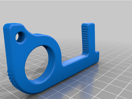 hands free puerta abrelatas herramienta llavero interiorizar 3d print model - Mito3D