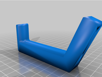 angled wall mount bracket soundbar - 2 3 4 depth okamurawinslow 3d print model - Mito3D