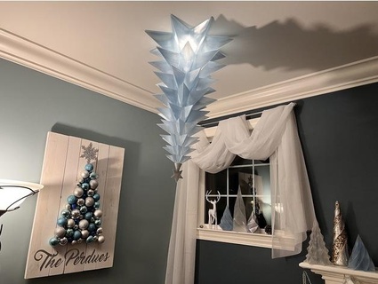empilable Noël arbre plafond pendaison sarahperdue5 3d print model - Mito3D