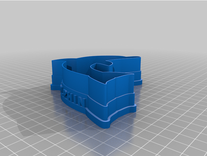 dolphin cookie cutter ryeash 3d print model - Mito3D