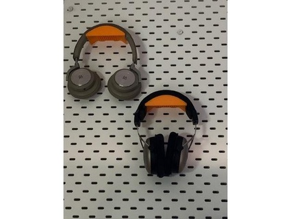 ikea skadis horizontal headphone holder ded1nside 3d print model - Mito3D