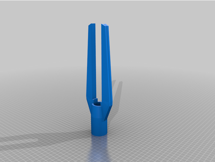 mandalorian nerf blaster rifle tuning fork replacement mercilessofficial 3d print model - Mito3D
