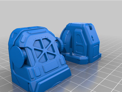 space engineers artillery turret tydale 3d print model - Mito3D