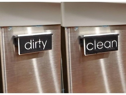dishwasher clean dirty flip sign alexy 3d print model - Mito3D