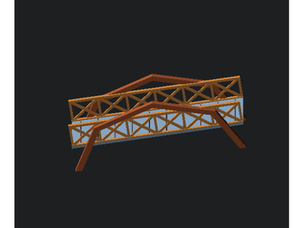 model bridge - parametric customizable vendicar1 3d print model - Mito3D