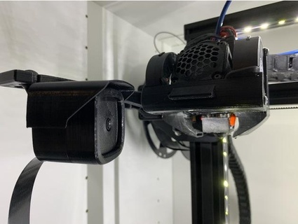 Held gen 5 verlängert 50mm Himbeere pi Kamera v2 montieren Ender 3 Tazmataz 3d print model - Mito3D