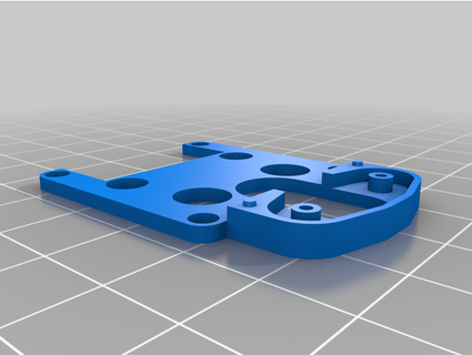 bltouch soporte ultimaker 2 triangulo cúbico 3d print model - Mito3D