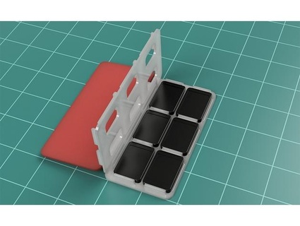 Schalter Spiel Patrone stapelbar Fall Mantel carlkil3d 3d print model - Mito3D