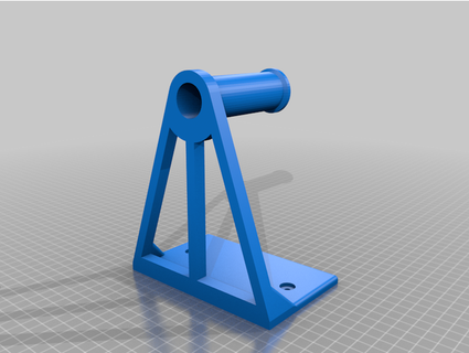 free standing spool holder leftybenno 3d print model - Mito3D