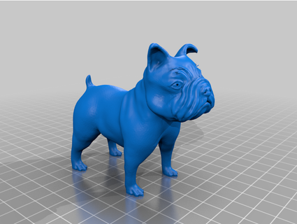 göz kırpma bulldog sogoong 3d print model - Mito3D