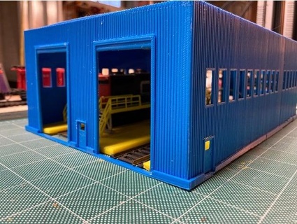 ho loco shed 2 stall consultantkj1 3d print model - Mito3D