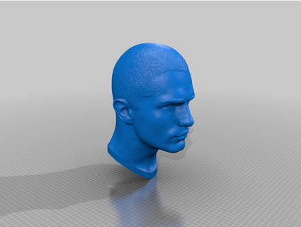 head sam witwer brucephalus 3d print model - Mito3D