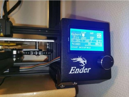 ender 3 pro vertical screen mount sloth lord 3d print model - Mito3D