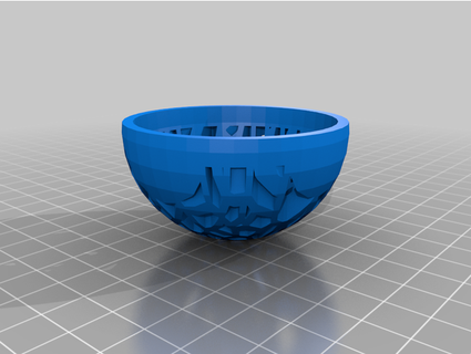 voronoi bowl matteo turtle 3d print model - Mito3D