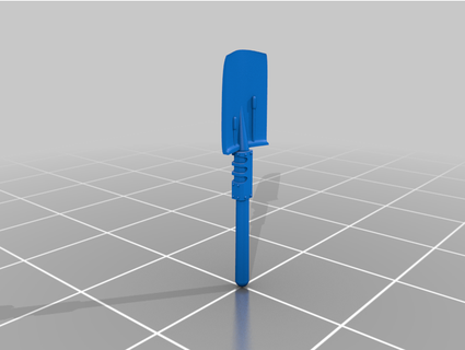 power shovels riconeid 3d print model - Mito3D