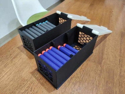 nerf dart ammo - 3 slots axfrei 3d print model - Mito3D