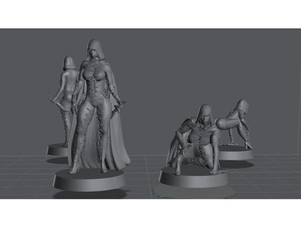 Attentäter pre supported minigiantgaming 3d print model - Mito3D