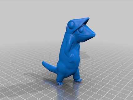 Strampler Gecko meme whambelam 3d print model - Mito3D