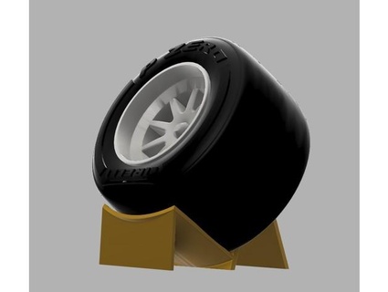 pneu jante f1 Thiraldo 3d print model - Mito3D
