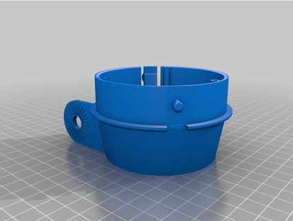 elinchrom rq head locking nut bersheck 3d print model - Mito3D