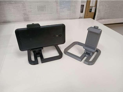 phone ficar pé usando vídeo vigilância bocejo 3d print model - Mito3D