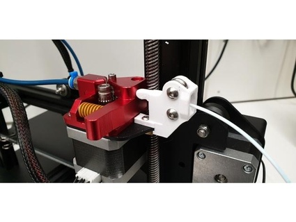 filament twin pulley guider créalité + équipement extrudeuse conçuparsheltie 3d print model - Mito3D