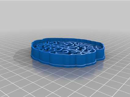 brain cookie cutter carriestoddard 3d print model - Mito3D