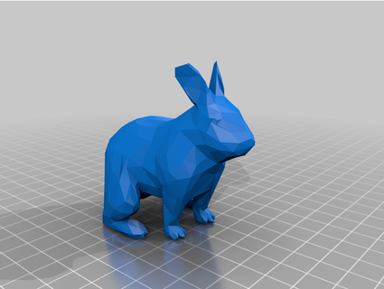 low poly rabbit rayner334 3d print model - Mito3D