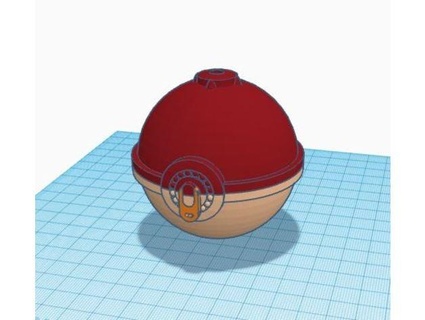 pokeball Schermo interruttore cartuccia titolare supporto vaporoso 3d print model - Mito3D