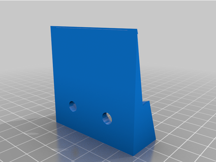 battery holder v2 wallmount kriskate 3d print model - Mito3D