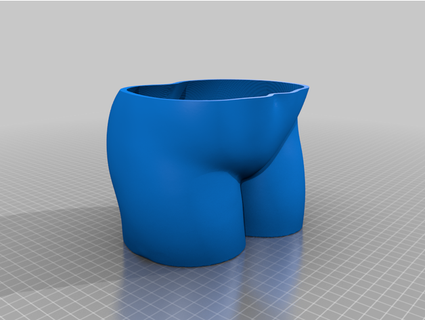 butt quezlow 3d print model - Mito3D