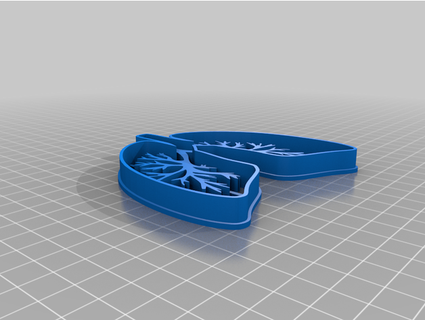lung cookie cutter carriestoddard  3d print model - Mito3D