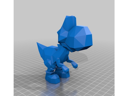 low poly yoshi fixed magrin  3d print model - Mito3D