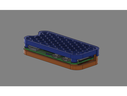 honeycomb raspberry pi zero 2 w case screwless nghtshd 3d print model - Mito3D