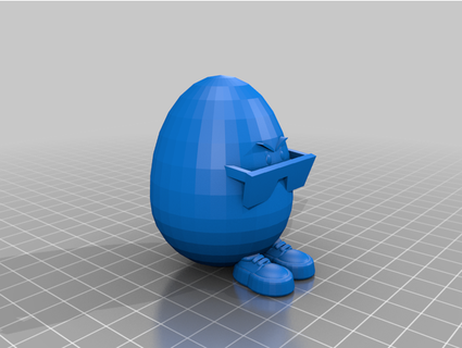 angry egg taydz449 3d print model - Mito3D