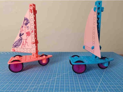 stemfie sailcar cantareus 3d print model - Mito3D