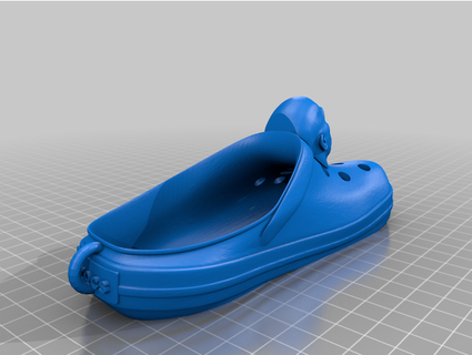 dwayne johnson crocs peknic cobre 3d print model - Mito3D